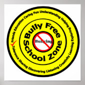Bully Free School Zone Poster (Vorne)