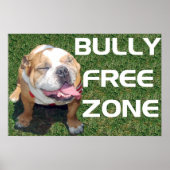 BULLY FREE ZONE 52" x 35" Poster (Vorne)