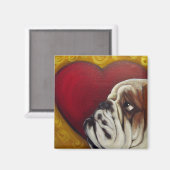 Bully Heart Magnet (Vorderseite/Rückseite)