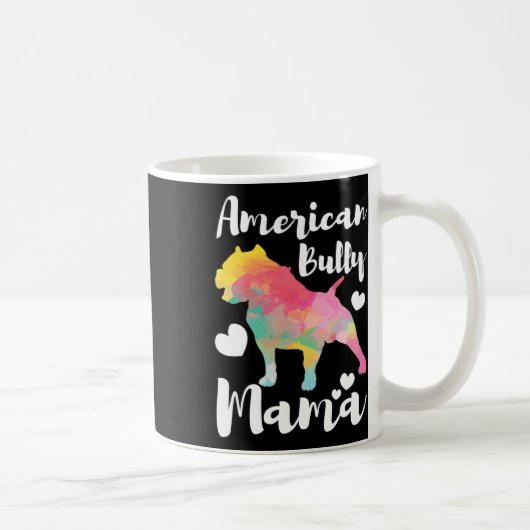 Bully Mama Bulldog Eigentümer Mama Kaffeetasse (Rechts)