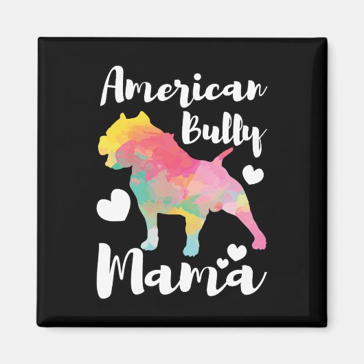 Bully Mama Bulldog Eigentümer Mama Magnet (Vorne)