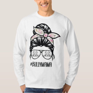 Bully Mama graue Knospenbrille Bully ma T-Shirt