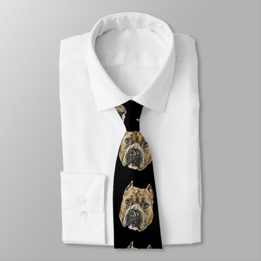 Bully Pitbuls Hundehals Krawatte (Gebunden)