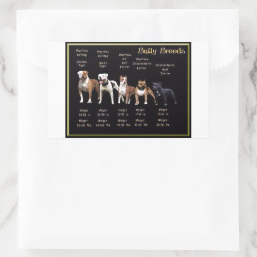 Bully Reds Rechteckiger Aufkleber (Tasche)