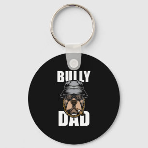 Bully Vater Bulldog Pitbull Schlüsselanhänger