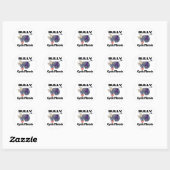 BULLy zystische Fibrose Runder Aufkleber (Blatt)