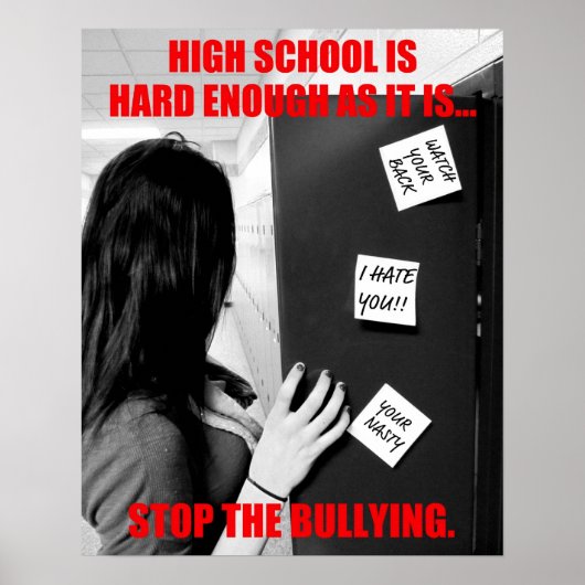 Bullying in der High School (Clean) Poster (Vorne)