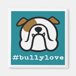 #bullylove - Bulldog Liebe! English Bulldog-Magnet Magnet