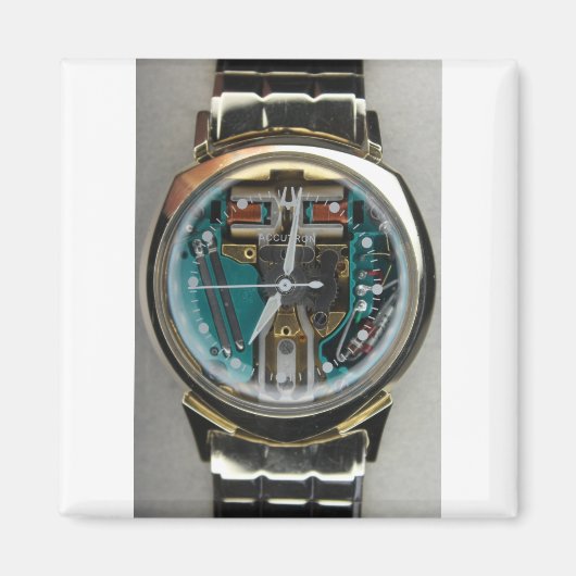 Bulova Accutron Spaceview Alpha 1961 Magnet (Vorne)