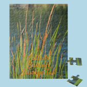 Bulrush Cattails am Wasser Puzzle