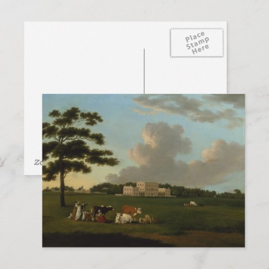 Bulwell Hall, Nottingham Postkarte (Vorne/Hinten)