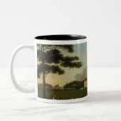 Bulwell Hall, Nottingham Zweifarbige Tasse (Links)