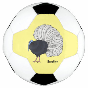 Bulwers faszinierende Cartoon-Abbildung Fußball