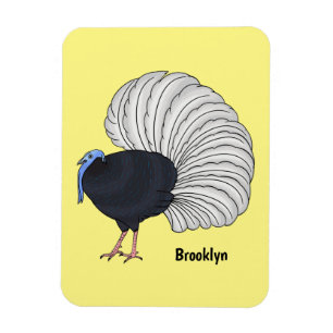 Bulwers faszinierende Cartoon-Abbildung Magnet