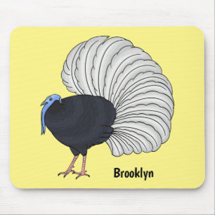 Bulwers faszinierende Cartoon-Abbildung Mousepad