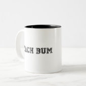 Bum-Logo Zweifarbige Tasse (Vorderseite Links)