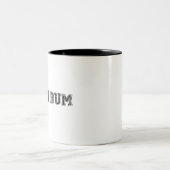Bum-Logo Zweifarbige Tasse (Mittel)