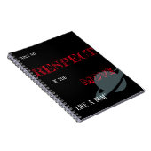 Bum Repellent Book Notizblock (Rechte Seite)