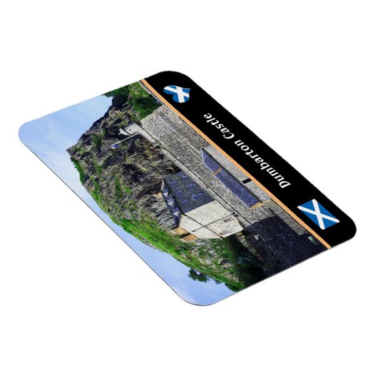 Bumbarton Castle, Dumbarton Rock / Schottland Magnet (Rechte Seite)