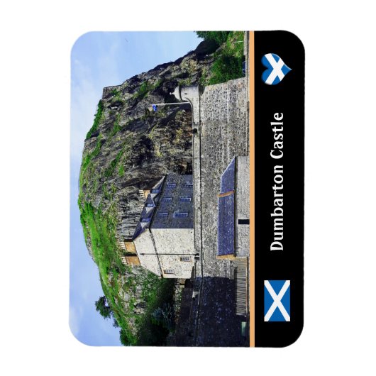 Bumbarton Castle, Dumbarton Rock / Schottland Magnet (Vertikal)