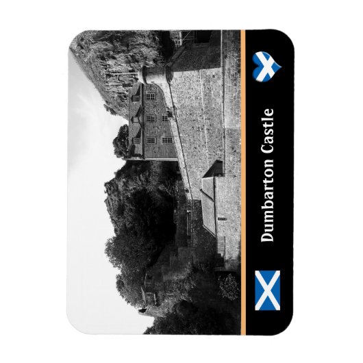 Bumbarton Castle, Dumbarton Rock / Schottland Magnet (Vertikal)