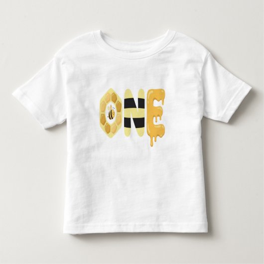 Bumble Bee 1st Birthday Shirt  (Vorderseite)