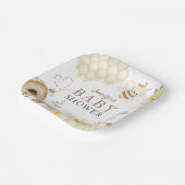 Bumble Bee Baby Duschpapier Teller (Gewinkelt)