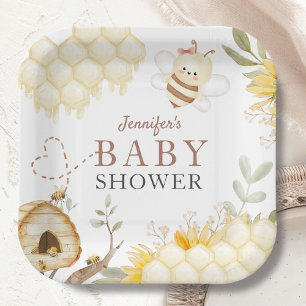 Bumble Bee Baby Duschpapier Teller