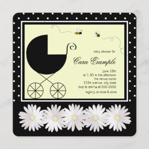 Bumble Bee Baby Shower Einladung