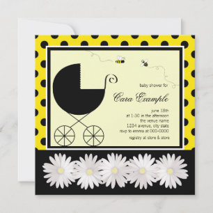 Bumble Bee Baby Shower Einladung