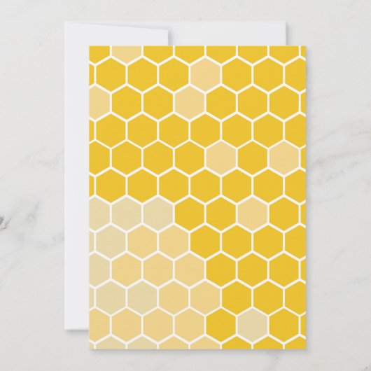 Bumble Bee Birthday Party Danke Notizen Einladung (Rückseite)