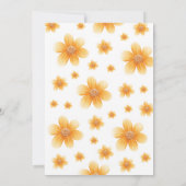 Bumble Bee Birthday Party Einladung (Rückseite)