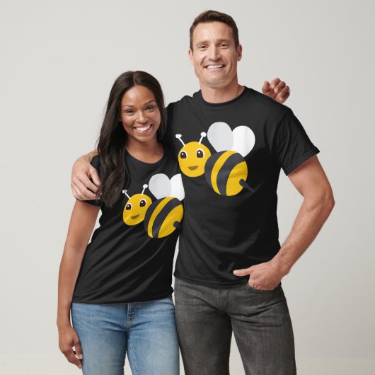 Bumble Bee Black Yellow with Stinger Cartoon Anima T-Shirt (Unisex)