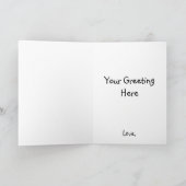 Bumble Bee Bow Greeting Card Karte (Innenseite)