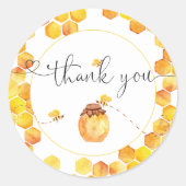 Bumble Bee Danke, dass Sie für Aufkleber (Vorderseite)