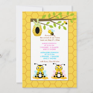 Bumble Bee Geschlechtsenthüllung Baby Ankündigung