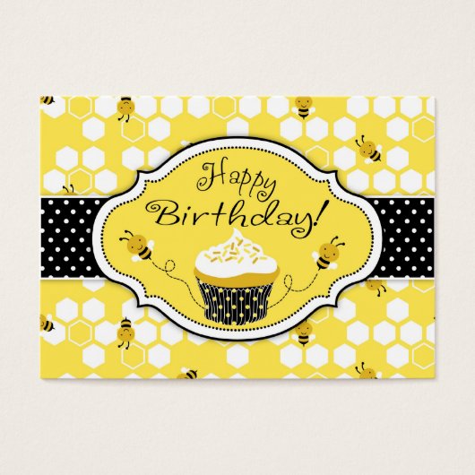 Bumble Bee Gift Tag (Vorderseite)