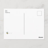 Bumble Bee Gratulation Postkarte (Rückseite)