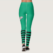 Bumble Bee green Leggings (Rückseite)