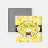 Bumble Bee Magnet SQBIZ (Vorderseite/Rückseite)