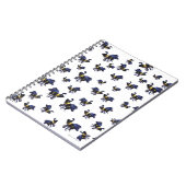 Bumble Bee Maureen Girard Wings Buzz Spring Notizblock (Linke Seite)