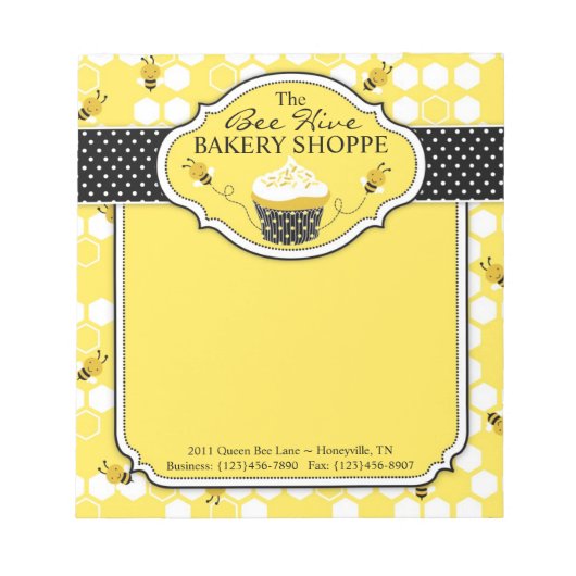 Bumble Bee Mini Editor Notizblock (Vorderseite)