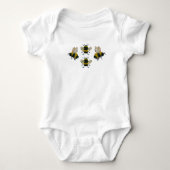 Bumble Bee onsie Baby Bodysuit Baby Strampler (Vorderseite)