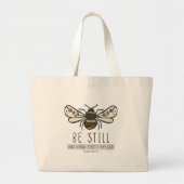 bumble bee scripture tote bag jumbo stoffbeutel (Vorne)