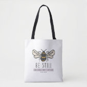 bumble bee scripture tote bag tasche (Vorderseite)
