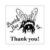 Bumble Bee thank you! Gummistempel (Prägung)