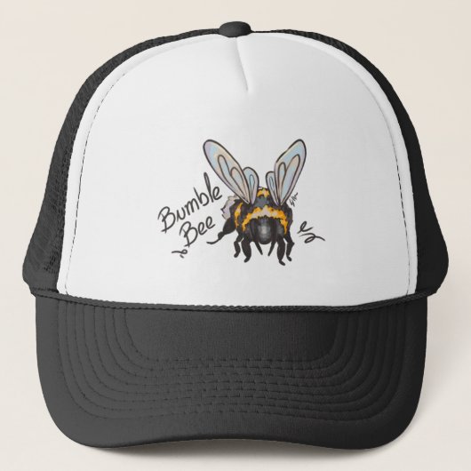 Bumble Bee Truckerkappe (Vorderseite)
