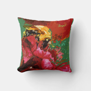 Bumble Bee von Alexandra Cook Kissen