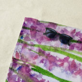 Bumble Bee Watercolor Strandtuch (Beispiel)