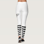 Bumble Bee white Leggings (Rückseite)